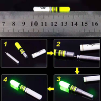 Bâtons lumineux de pêche ZHUO RUUN CR322 Starlight, sans batterie, LED, pour la pêche de nuit, pour la pêche au snapper, au poisson-chat, au requin et autres espèces cibles.