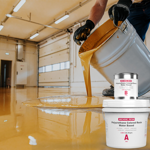 Revêtement de sol en <span class=keywords><strong>polyuréthane</strong></span> à base d'eau, résistant à l'usure, imperméable, inodore, non toxique, <span class=keywords><strong>pour</strong></span> centre commercial, bureau - Product Image 1