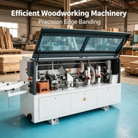 Machine à chantourner les bords entièrement automatique et compacte pour petites ateliers de menuiserie et studios de fabrication d'armoires sur mesure
