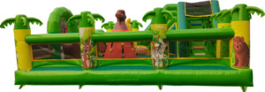 Thương mại rừng động vật chủ đề Inflatable Bounce House công viên giải trí trượt lâu đài - Product Image 3