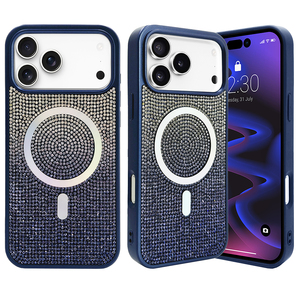 Fundas de Lujo para Teléfono Móvil de TPU+PC 17ProMax, Antigolpes, con Anillo Magnético Brillante, Diseño de Diamantes, para iPhone 15 Pro Max - Product Image 2