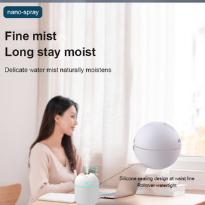 Mini 250Ml/220Ml Xe Máy Tạo Độ Ẩm Không Khí Siêu Âm Khuếch Tán Hương Thơm Với Ánh Sáng <span class=keywords><strong>LED</strong></span> Xách Tay USB Điện Máy Lọc Biểu Tượng Tùy Chỉnh - Product Image 3