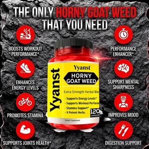 Cápsulas Herbales para Hombres OEM Extra Strength Stamina Support, Mezcla Herbal para Aumentar la Energía, Cápsulas de Horny Goat Weed - Product Image 3