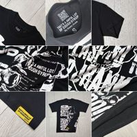 T-shirt pour homme en coton 100% de qualité supérieure, coupe oversize, motif graphique 'THAT'S a AWFUL LOT of COUGH SYRUP', grammage lourd, ALOCS