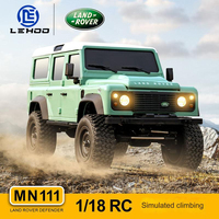 Lehoo Toys MN-111 1/18 4WD RC Crawler Truck, Coche de Carreras Todoterreno de Alta Velocidad Listo para Usar
