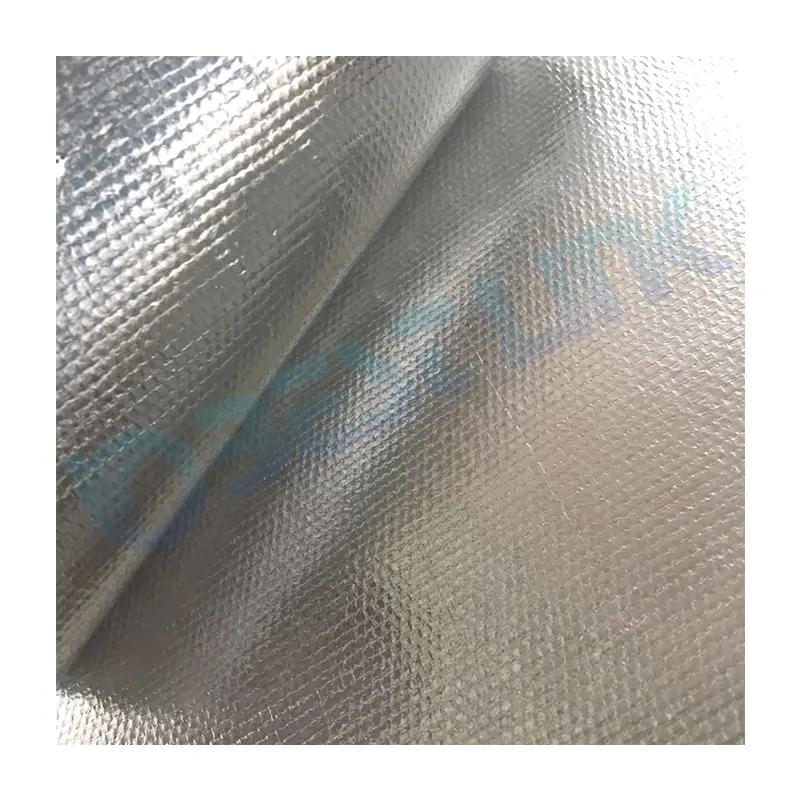 Isolamento Reflexivo Folha De Alumínio Tecido De Fibra De Vidro Laminado Fibra De Vidro