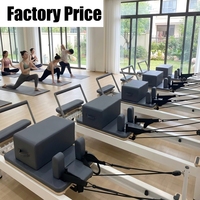 Appareil de Pilates Reformer Commercial pour la Maison, Équipement de Fitness pour Femmes, Entraînement de Force, Lit de Pilates Reformer