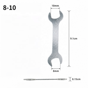 Clé à fourche à extrémité ouverte ultra-mince à tête unique pour l'assemblage de meubles et de salles de bain - Product Image 5