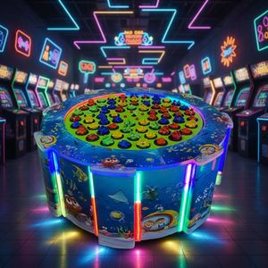 Table de jeu électronique de pêche de style chinois pour l'intérieur, simulateur de carnaval de pêche, machine d'arcade aquatique - Product Image 3