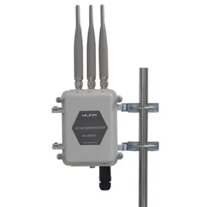 IP65 protezione VPN 2 LAN 2.4GHz WiFi con slot per scheda SIM per telecamera CCTV esterno 4G Router