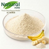 Poudre de banane lyophilisée de haute qualité en vrac pour smoothies et boissons, poudre de jus de banane