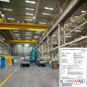 Bâche en PVC ignifuge renforcée avec œillets - Haute densité, certifiée sécurité, convient à l'utilisation sur les chantiers de construction et aux couvertures de camions - Product Image 2