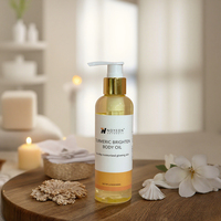 Kit de Soins de la Peau à Marque Blanche avec Faible MOQ, Produits de Soin Naturels et Biologiques au Curcuma pour Éclaircir le Teint : Tonique, Sérum, Crème, Masque, Nettoyant – Vente en Gros