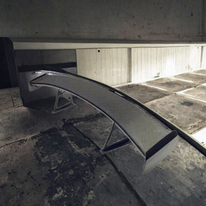 Aileron arrière en fibre de carbone sèche, style double aile, pour Mini Cooper S R55 R56 - Product Image 2