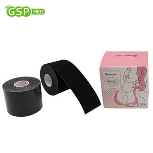 5cm * 5m Henkel <span class=keywords><strong>colle</strong></span> Boob bande pour femmes <span class=keywords><strong>noir</strong></span> brun peau adhésif poitrine ascenseur bande avec mamelon couverture coton respirant Boob bande - Product Image 6