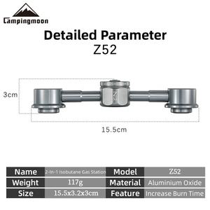 Camping Gastank Adapter Isobutan Herd Brenner Adapter Outdoor 2-in-1 Transfer brenner Umrüstkopf Camping Ausrüstung - Product Image 6