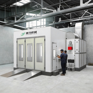 <span class=keywords><strong>Cabine</strong></span> de <span class=keywords><strong>peinture</strong></span> automobile à aspiration descendante entièrement éclairée par LED, taille intérieure personnalisable 8,5m x 4,2m x 2,8m - Product Image 1