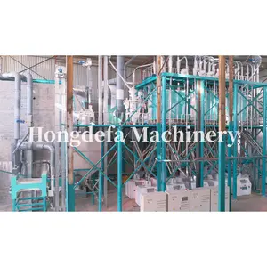 Hongdefa 100t/24h Fully Automatic Wheat Flour Mill Machine