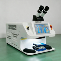 Machine de soudage laser YAG professionnelle mini encastrée 100W/200W Weihong à refroidissement par eau haute rigidité