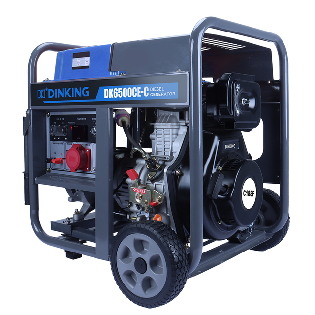 Dinking DK6500CE-C 5kW diesel Generator with Trailers for Residential and Recreational Use diesel Generator Set