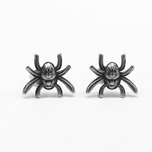 Pendientes de tuerca con forma de araña yunnique, joyería de moda con forma de insecto de acero de titanio para hombres y mujeres - Product Image 1