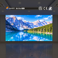 Mur vidéo UHLED P1.5 Micro LED, écran UHD COB, technologie Flip Chip, écran froid, cathode commune pour hall d'accueil, salle d'exposition, UHD