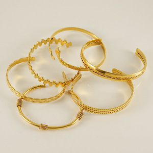 ZOGXIN Gold Tone <b>Bracelets</b> <b>Set</b> For Women Adjustable C Shape Snake Cross Design Party Jewelry Fashion Chain Link <b>Bracelets</b> - Product Image 3