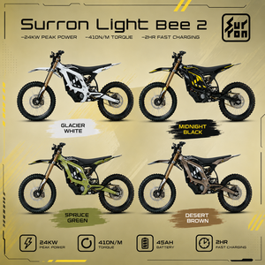 Motocicleta Deportiva Todoterreno Surron Light Bee 2 con 410 Nm de Torque Instantáneo, Batería de 78.5V, Resistente al Agua - Product Image 3