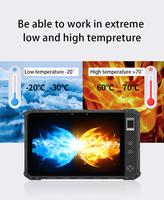 Tablette d'extérieur avec fonction GPS Tablette robuste pour l'industrie de la construction Tablette industrielle robuste PC