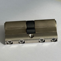 Cylindre de serrure en laiton de qualité supérieure de 60 mm, profil européen, avec 6 clés pour la sécurité domestique