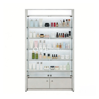 Vitrine de présentation pour cosmétiques, échantillons de beauté, produits de soin de la peau, salon de manucure, comptoir de produits, vitrine de salon de beauté