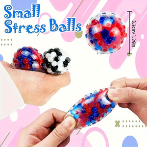 Bolas de Uva de Silicona para Aliviar el Estrés, Juguetes Sensoriales Antiestrés de Malla Aleatoria para Niños y Adultos - Product Image 3
