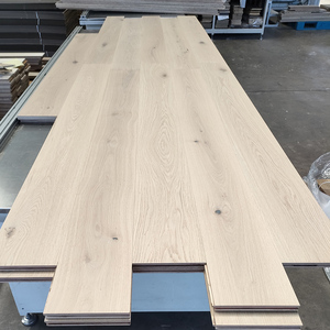 Parquet in <span class=keywords><strong>Rovere</strong></span> Bianco Europeo a <span class=keywords><strong>Listoni</strong></span> Larghi, Pavimento in <span class=keywords><strong>Legno</strong></span> Ingegnerizzato di Alta Qualità per la Casa - Product Image 1