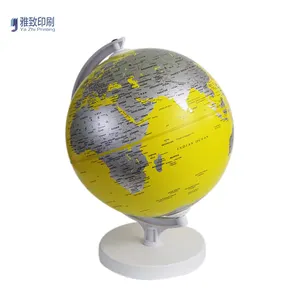 Personalizado mapa del mundo proveedor profesional de plástico de la tierra globos para los niños aprender