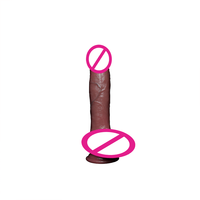 Dildo réaliste à double couche souple pour femme, en silicone liquide simulé, étanche, vibrant, dispositif de masturbation, produits sexuels Amazon