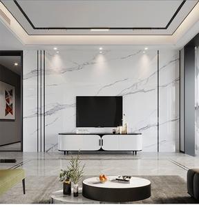 Paneles Decorativos de PVC, Paneles de Pared de PVC con Aspecto de Mármol, Paneles de Pared de PVC Blanquiet con Aspecto de Mármol - Product Image 6