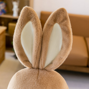 Suave y Adorable Peluche de Conejo de Orejas Largas, Muñeco de Conejito Sentado, Almohada - Product Image 4