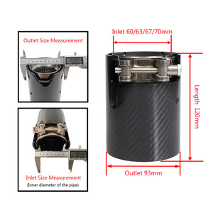 <span class=keywords><strong>CARMON</strong></span> M rendimiento de fibra de carbono Punta de escape silenciador tubo para BMW M2 F87 M3 F80 M4 F82 F83 - Product Image 5