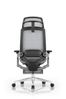 Chaise de bureau à dossier haut en maille avec accoudoirs réglables 5D, inclinaison synchronisée, support lombaire rembourré et fonction rafraîchissante pour la maison et le salon