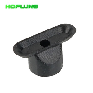 8x20B Double Hole Oval Vacuum Suction Cups White/Black Clear Silicone <b>Rubber</b> for Open Bag Packaging <b>Machine</b> - Product Image 4
