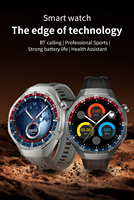 Montre connectée C15 PRO avec écran TFT HD, appels Bluetooth, boussole ultra-précise pour l'extérieur, suivi d'activité sportive et de fitness, bracelet en gel de silice, compteur de pas