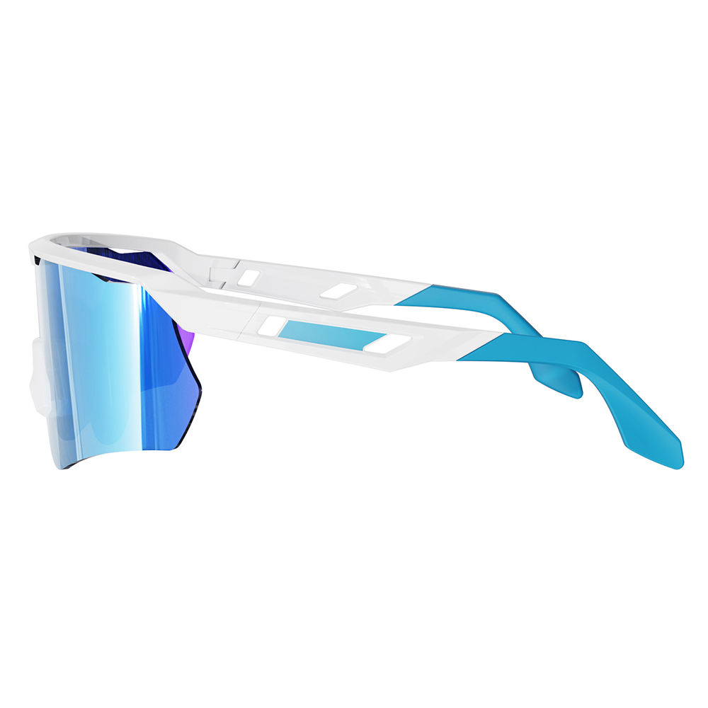 Custom Logo New Design Fashion TR90 MTB Road Bike Cycling Sunglasses UV400 Windproof Semi-Rimless Sports Eyewear