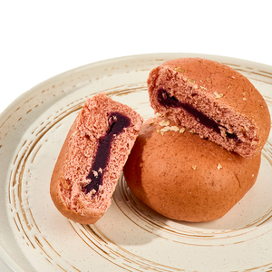 Pane Ripieno di Patata Dolce Viola, Snack Morbido da Forno, Confezionato Singolarmente, OEM ODM Etichetta Privata, Fornitura all'Ingrosso - Product Image 1