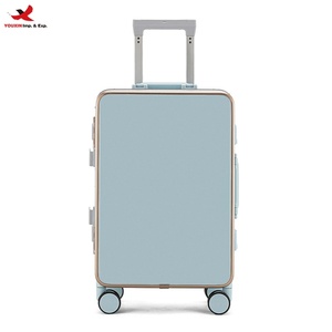 Portable and Flexible Wheel <b>Suitcase</b> PC Durable Large Capacity Double Opening and Closing <b>Suitcase</b> RTS Bulk Mixed Order - Product Image 1