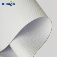 Bâche PVC Flex en polyester imprimée en couleur CMYK ALLSIGNCMYK / Rouleau de bâche PVC Flex en polyester à dos noir