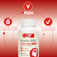 Capsules d'acide alpha-lipoïque GMP 300 mg, extrait végétal (60 capsules), sans OGM, sans gluten, améliore la mémoire, complément pour le sommeil pour adultes
