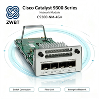 Nouveau module d'extension réseau SFP 4 ports 1G Catalyst 9300 C9300-NM-4G= avec bande passante de liaison ascendante aggregée de 4 Gbit/s – En stock