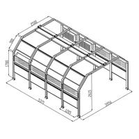 Lumière Led linéaire personnalisable, éclairage tunnel, pour garage