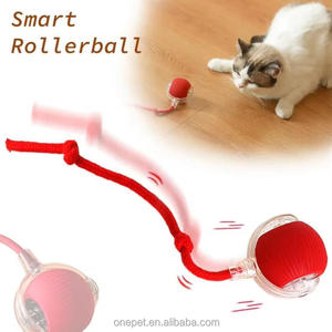 Jouet USB intelligent pour chat en cours d'exécution balle roulante à saut automatique jouet interactif et à mouvement pour animaux de compagnie - Product Image 2