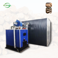 Machine de séchage du bois de chauffage électrique contrôlée par PLC avec moteur